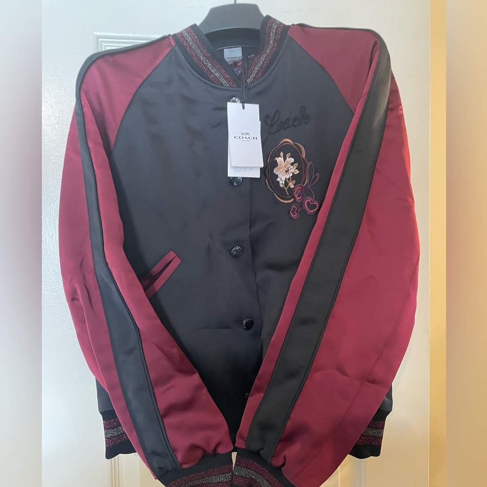 Adorable coach varsity jacket
